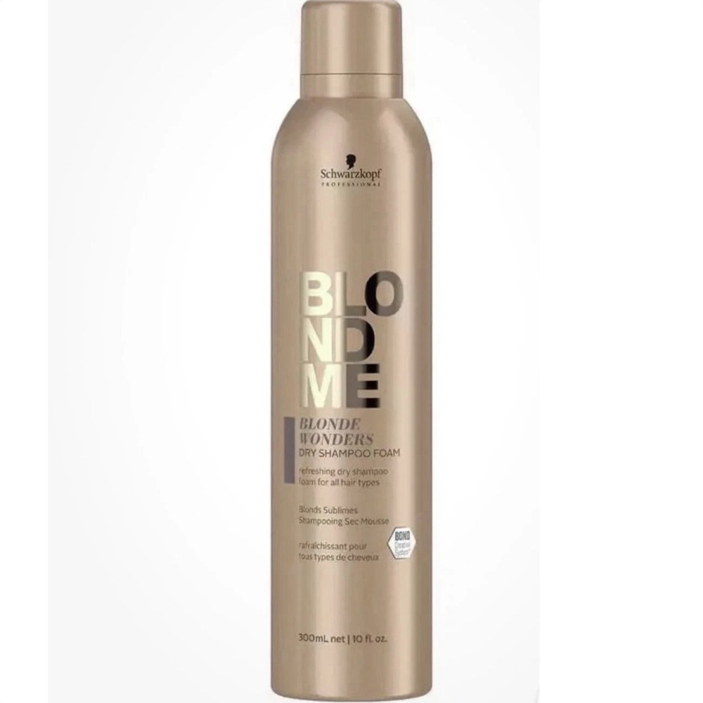 NEW Schwarzkopf BlondeMe Blonde Wonders Dry Shampoo Foam 10 oz. Discontinued